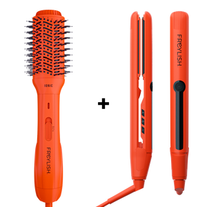 ELEKTROMOS KÖRKEFE + ONIZÁLÓ KERÁMIA HAJVASALÓ