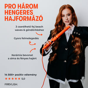 PRO Három hengeres hajformázó