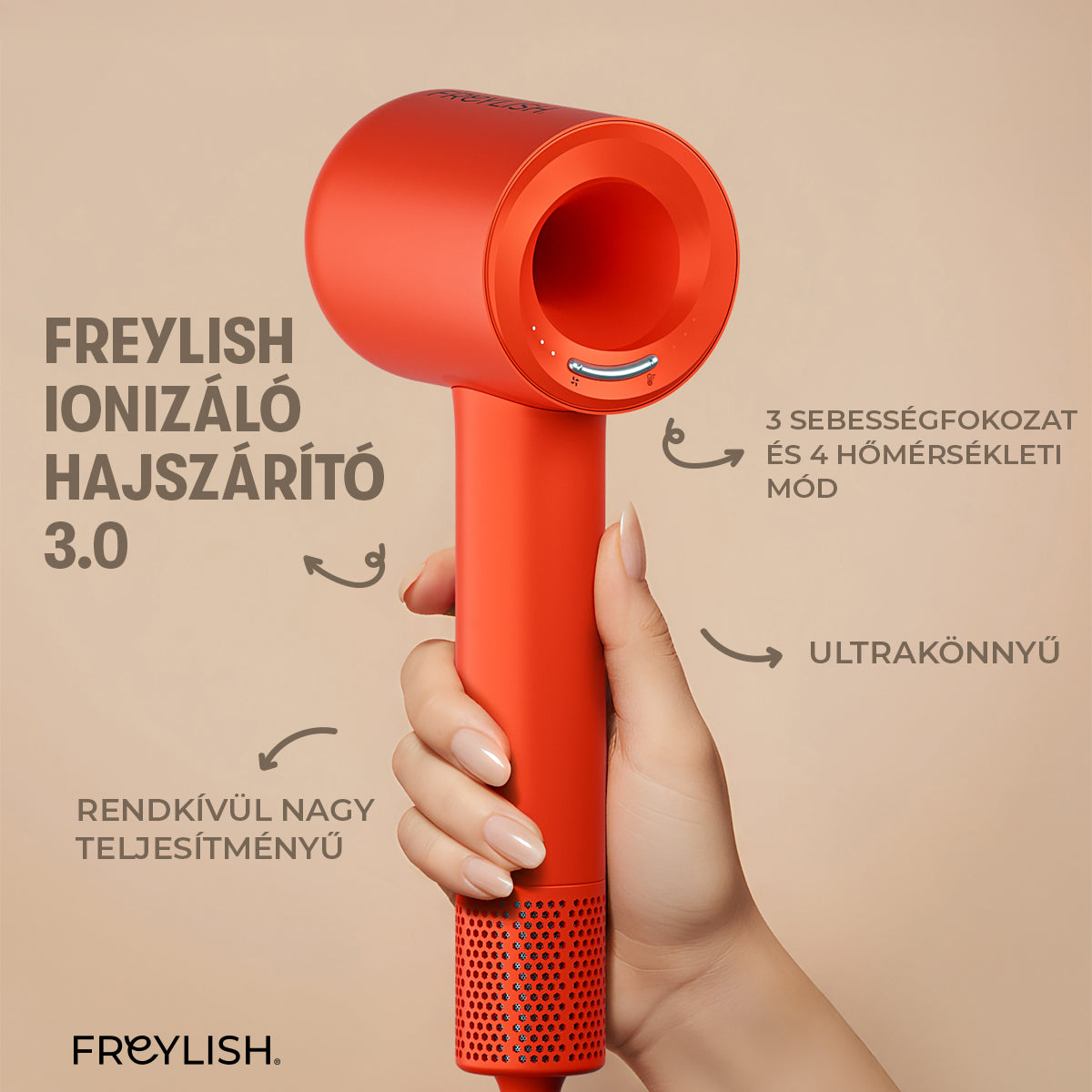 3.0-ÁS IONOS HAJSZÁRÍTÓ