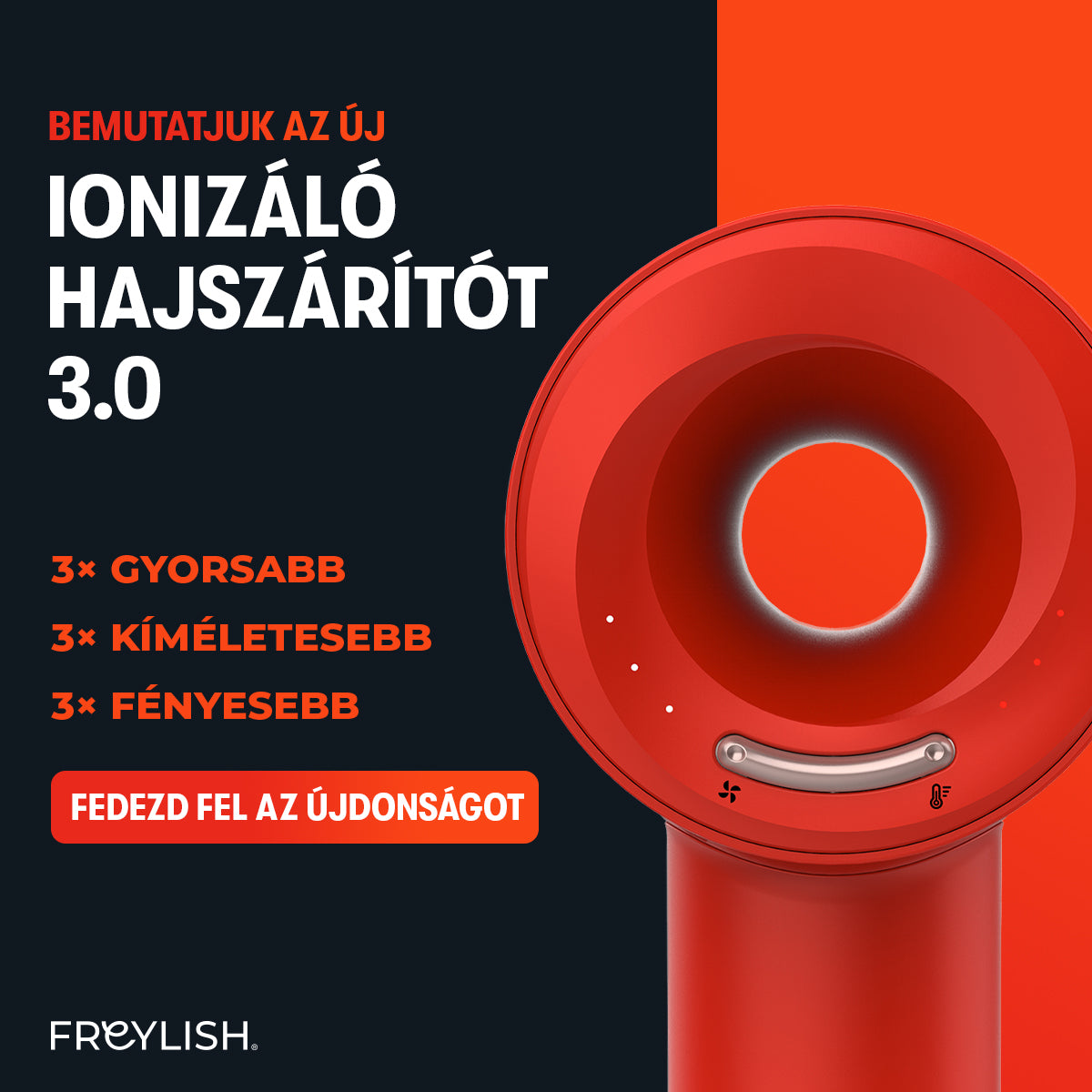 3.0-ÁS IONOS HAJSZÁRÍTÓ