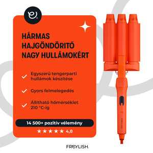 HÁRMAS HAJGÖNDÖRITŐ NAGY HULLÁMOKÉRT 32MM